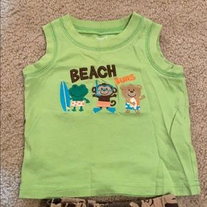 Carters 0-3 months summer boys outfit